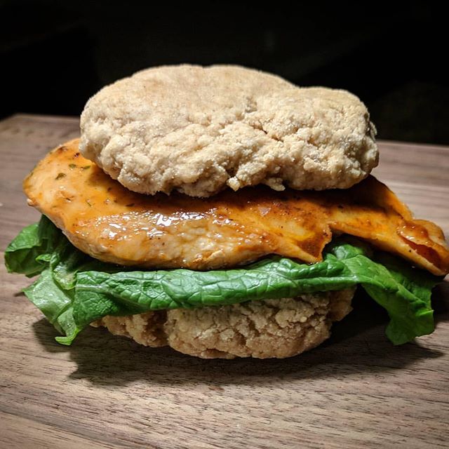 Grilled Chicken Biscuit Sandwich