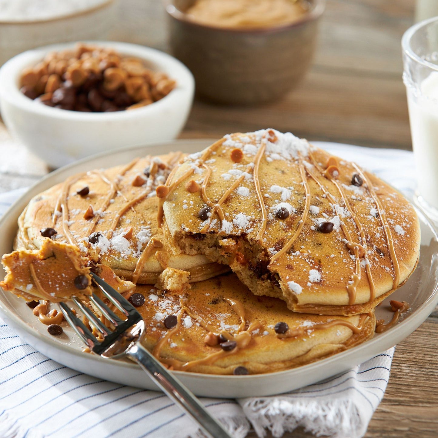 Peanut Butter Chocolate Chip Pancake Mix